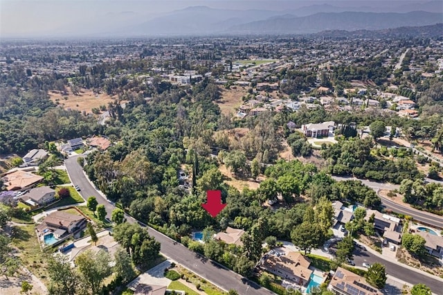 1924 E Rancho Culebra Dr, Covina, CA 91724 - aerial view of property's location with a mountainous background