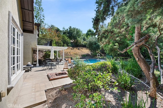 1924 E Rancho Culebra Dr, Covina, CA 91724 - swimming pool featuring a patio area and french doors