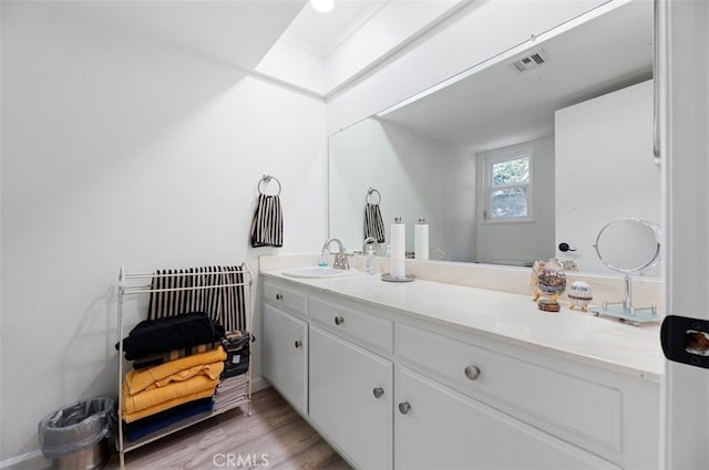 1924 E Rancho Culebra Dr, Covina, CA 91724 - bathroom with vanity and wood finished floors