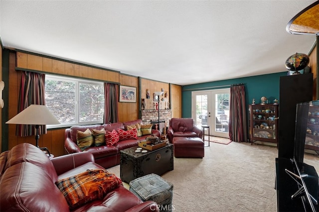1924 E Rancho Culebra Dr, Covina, CA 91724 - living room with light colored carpet and wooden walls