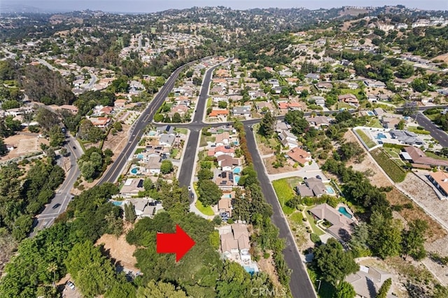 1924 E Rancho Culebra Dr, Covina, CA 91724 - aerial view of property and surrounding area featuring nearby suburban area