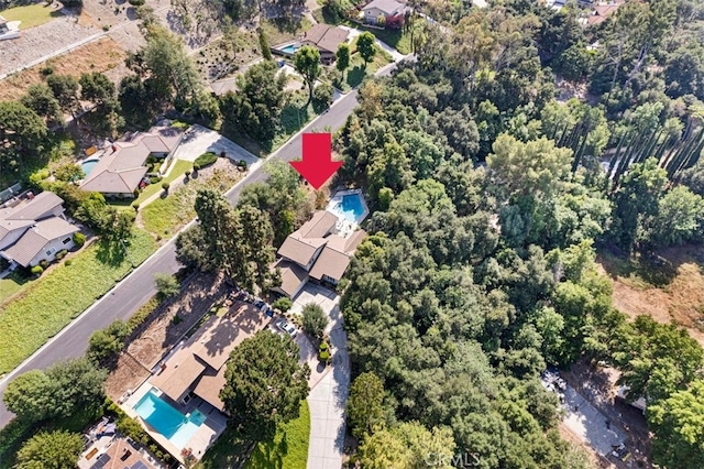 1924 E Rancho Culebra Dr, Covina, CA 91724 - view of property location with a pool area and nearby suburban area