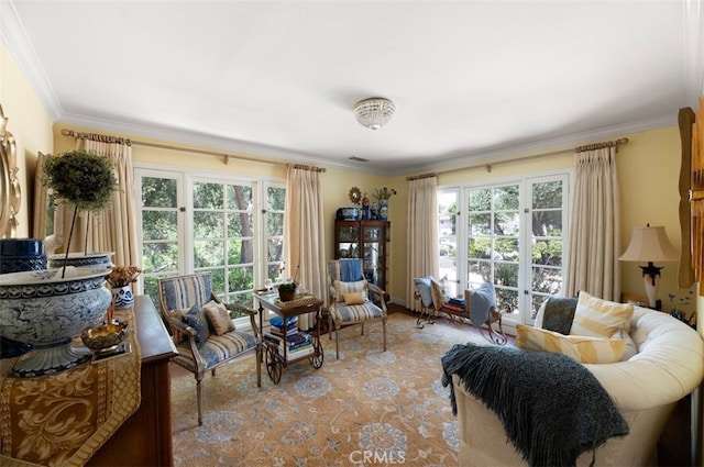 1924 E Rancho Culebra Dr, Covina, CA 91724 - living area featuring crown molding