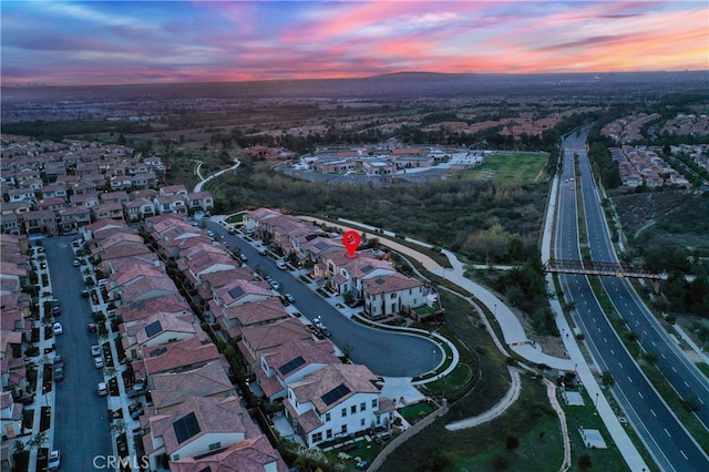 109 Ritual, Irvine, CA 92618 - aerial overview of property's location featuring a major roadway and nearby suburban area
