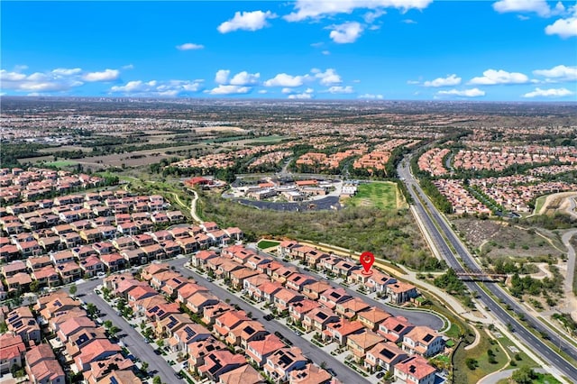 109 Ritual, Irvine, CA 92618 - aerial view of property and surrounding area with nearby suburban area