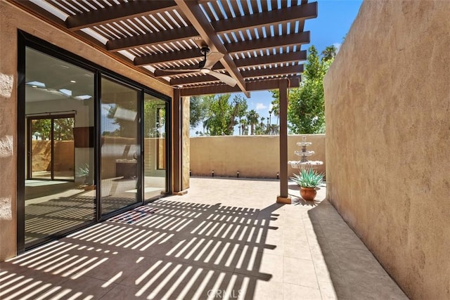 4881 S Winners Cir Unit A, Palm Springs, CA 92264 - view of patio / terrace with a pergola