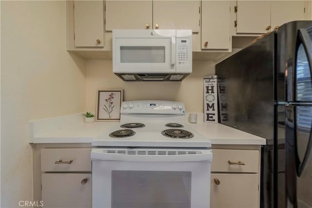 1345 Cabrillo Park Dr Unit B12, Santa Ana, CA 92701 - kitchen with white appliances and light countertops