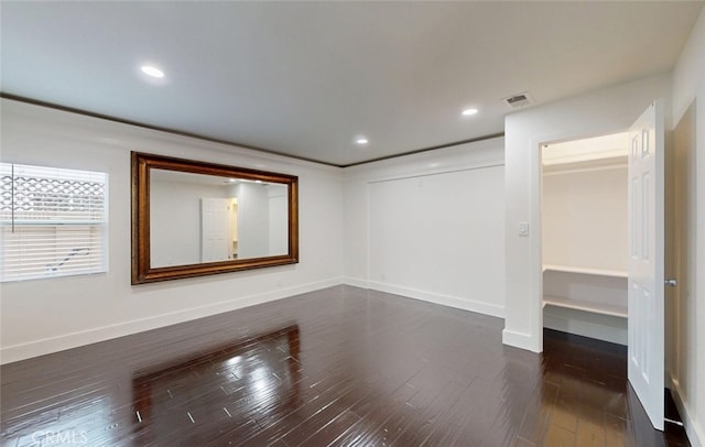 16671 Cedar Cir, Fountain Valley, CA 92708 - spare room with dark wood finished floors and recessed lighting