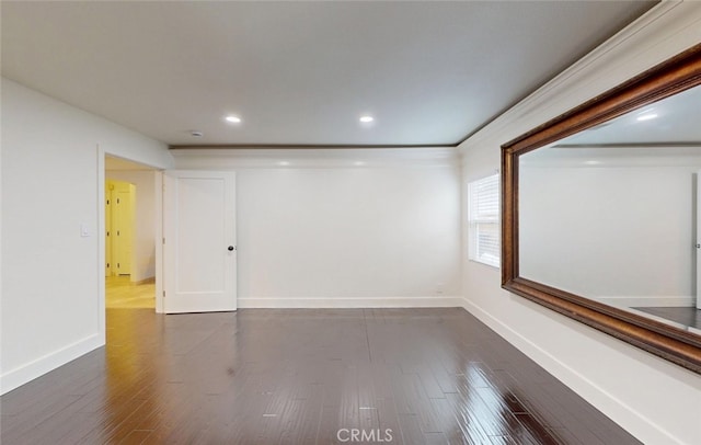 16671 Cedar Cir, Fountain Valley, CA 92708 - empty room featuring recessed lighting and dark wood-style flooring