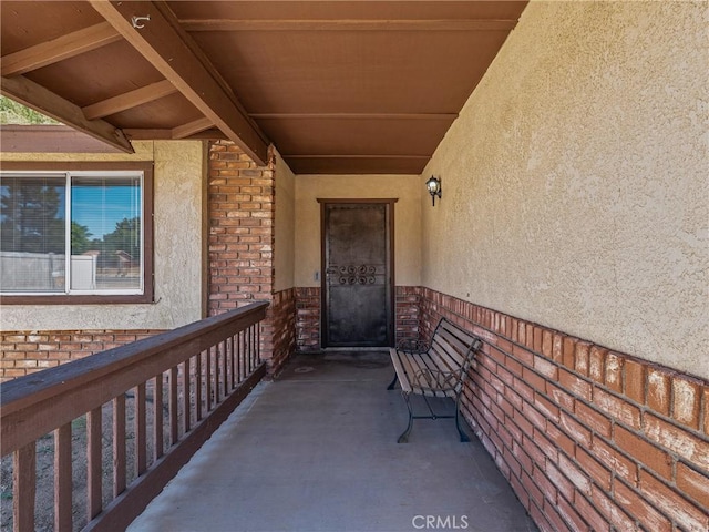 17702 Hinton St, Hesperia, CA 92345 - doorway to property with stucco siding and brick siding