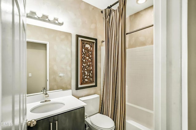 353 American River Ct, Oxnard, CA 93036 - bathroom featuring vanity and shower / tub combo with curtain