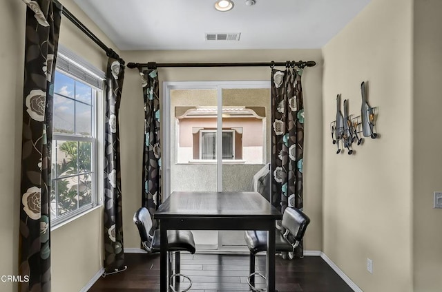 353 American River Ct, Oxnard, CA 93036 - office featuring dark wood finished floors and recessed lighting