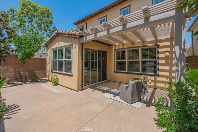 201 Bancroft, Irvine, CA 92620 - view of patio featuring a pergola