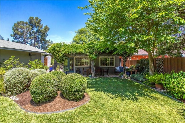 1107 Chestnut Ave, Redlands, CA 92373 - view of yard featuring a patio area
