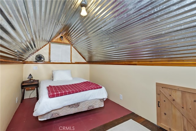 425 Blue Jay Canyon Rd, Blue Jay, CA 92317 - bedroom with lofted ceiling