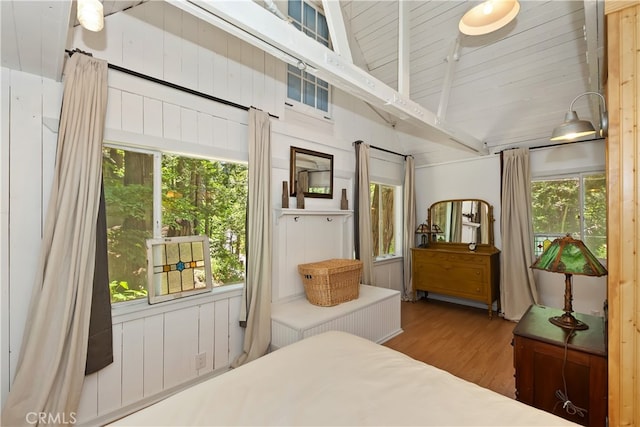 425 Blue Jay Canyon Rd, Blue Jay, CA 92317 - bedroom featuring wood finished floors and multiple windows