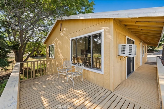 14526 Hardtree Dr, Lake Hughes, CA 93532 - view of wooden terrace