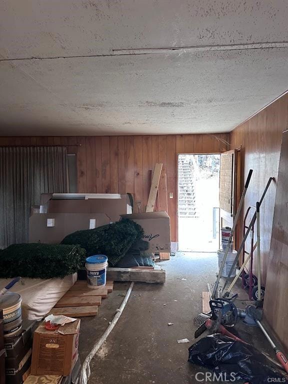 31749 Hilltop Dr, Running Springs, CA 92382 - living room with wood walls