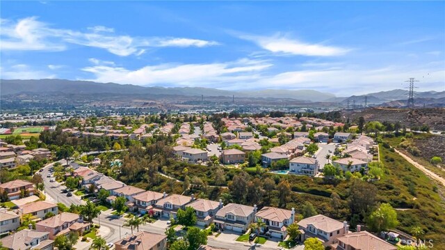 28089 Promontory Ln, Valencia, CA 91354 - aerial view of residential area with mountains