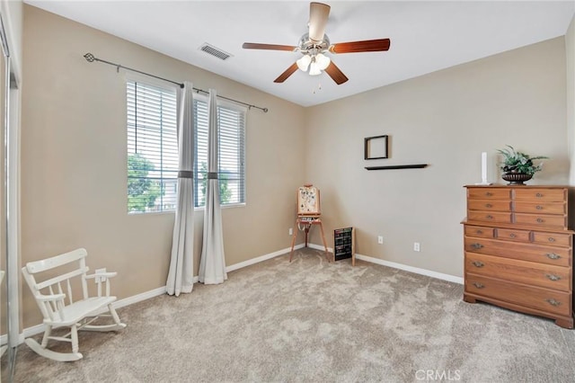 28089 Promontory Ln, Valencia, CA 91354 - bedroom with carpet flooring and a ceiling fan