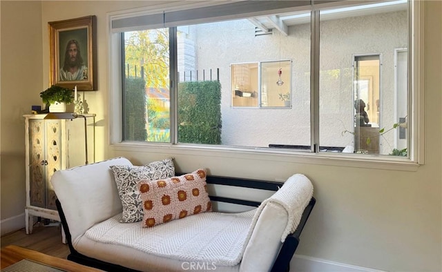 2148 Ronda Granada Unit A, Laguna Woods, CA 92637 - living area with baseboards and wood finished floors