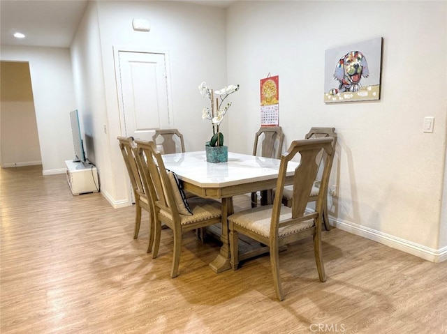 867 E Prommenade Unit B, Azusa, CA 91702 - dining room with light wood-type flooring and recessed lighting
