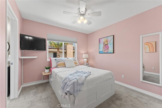 982 Big Spring Ct, Corona, CA 92878 - bedroom with carpet floors and ceiling fan