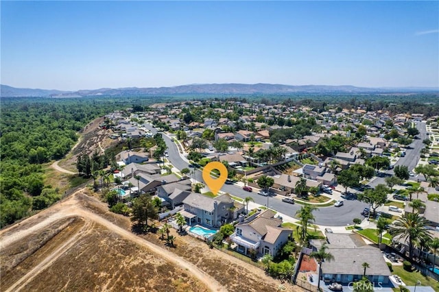 982 Big Spring Ct, Corona, CA 92878 - aerial perspective of suburban area with a mountainous background