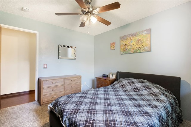 1915 Manzanita Ave, Chico, CA 95926 - bedroom with carpet floors and a ceiling fan