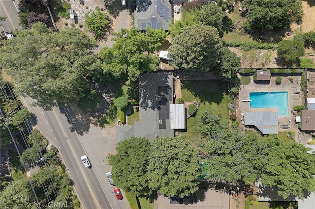 1915 Manzanita Ave, Chico, CA 95926 - aerial overview of property's location with a pool