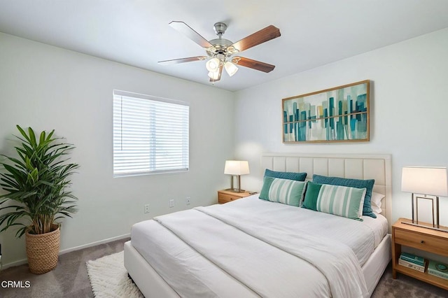 2400 Sunset Ridge Dr, Rosamond, CA 93560 - bedroom featuring carpet floors and a ceiling fan