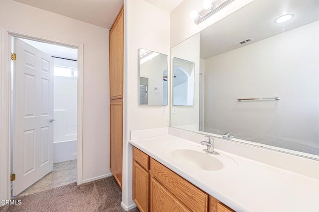 2400 Sunset Ridge Dr, Rosamond, CA 93560 - bathroom featuring vanity and a bathtub