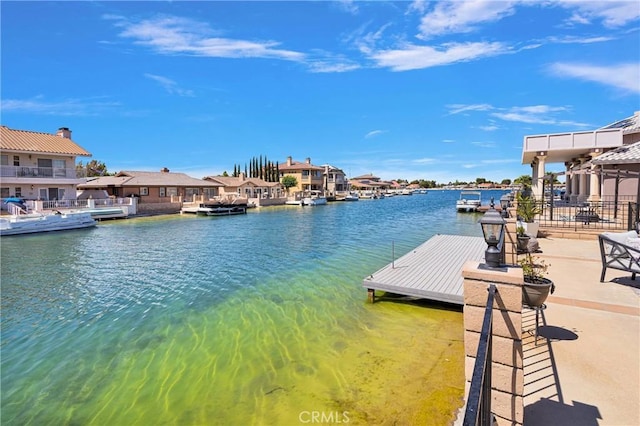 14616 Lighthouse Ln, Helendale, CA 92342 - dock area with a water view and a residential view