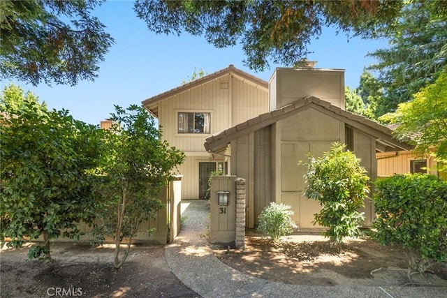 31 Pebblewood Pines Dr, Chico, CA 95926 - view of front of house with a chimney