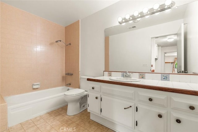 31 Pebblewood Pines Dr, Chico, CA 95926 - bathroom with vanity, tub / shower combination, and tile patterned flooring