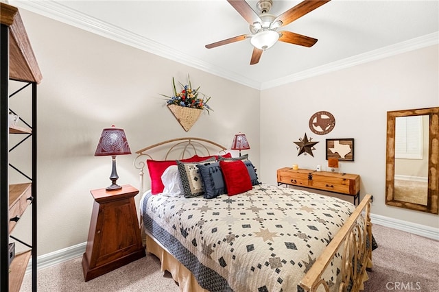 32872 Northshire Cir, Temecula, CA 92592 - carpeted bedroom featuring ornamental molding and ceiling fan