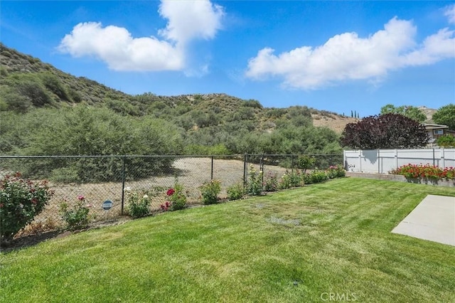 15144 Poppy Meadow St, Canyon Country, CA 91387 - view of yard with a mountain view
