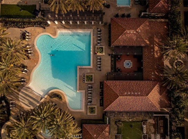 74 Townsend, Irvine, CA 92620 - drone / aerial view of a pool area