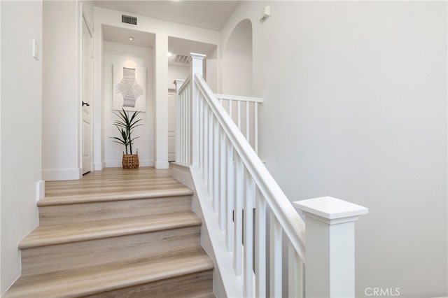 74 Townsend, Irvine, CA 92620 - stairs with wood finished floors