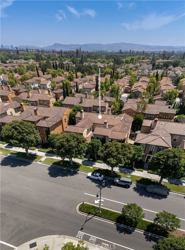 74 Townsend, Irvine, CA 92620 - aerial view of residential area with a mountain backdrop