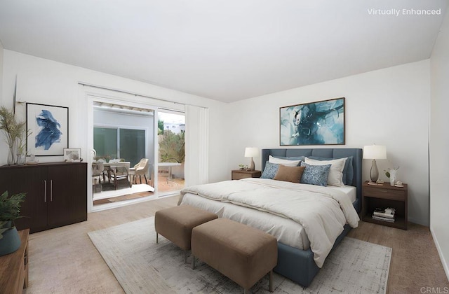 3621 Vista Campana S Unit 11, Oceanside, CA 92057 - bedroom featuring access to outside and baseboards