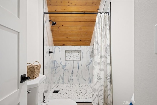 345 Maple Dr, Lake Arrowhead, CA 92352 - full bath with toilet and a stall shower
