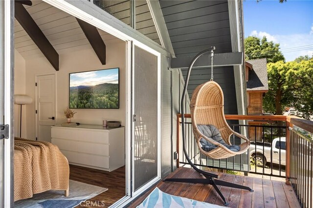 345 Maple Dr, Lake Arrowhead, CA 92352 - view of balcony
