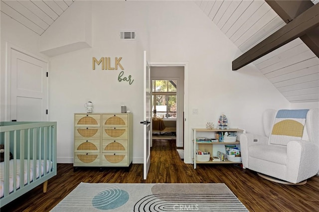 345 Maple Dr, Lake Arrowhead, CA 92352 - bedroom featuring wood ceiling and wood finished floors