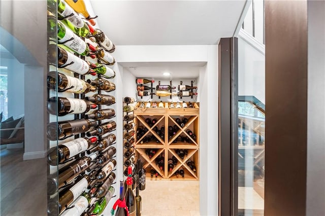 2726 Cardinal Dr, Costa Mesa, CA 92626 - wine room with wood finished floors