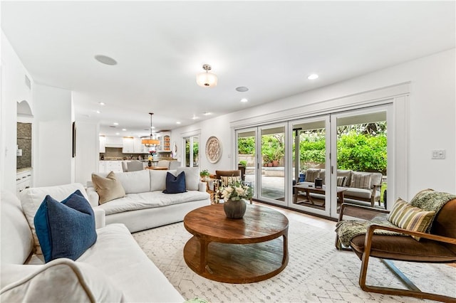 2726 Cardinal Dr, Costa Mesa, CA 92626 - living room featuring recessed lighting