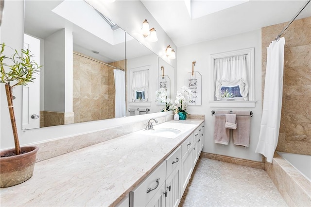 2726 Cardinal Dr, Costa Mesa, CA 92626 - full bathroom featuring vanity and baseboards