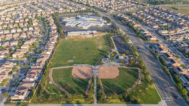3871 Bur Oak Rd, San Bernardino, CA 92407 - aerial view of property and surrounding area featuring nearby suburban area