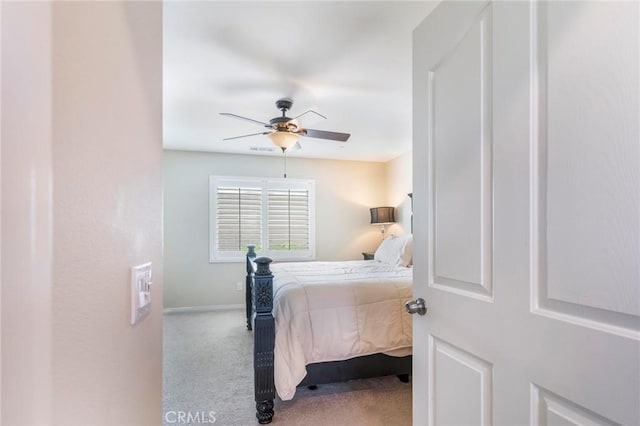 3871 Bur Oak Rd, San Bernardino, CA 92407 - bedroom with carpet flooring and ceiling fan