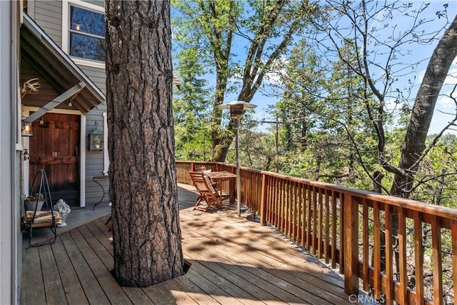 600 Rose Ln, Twin Peaks, CA 92391 - view of deck